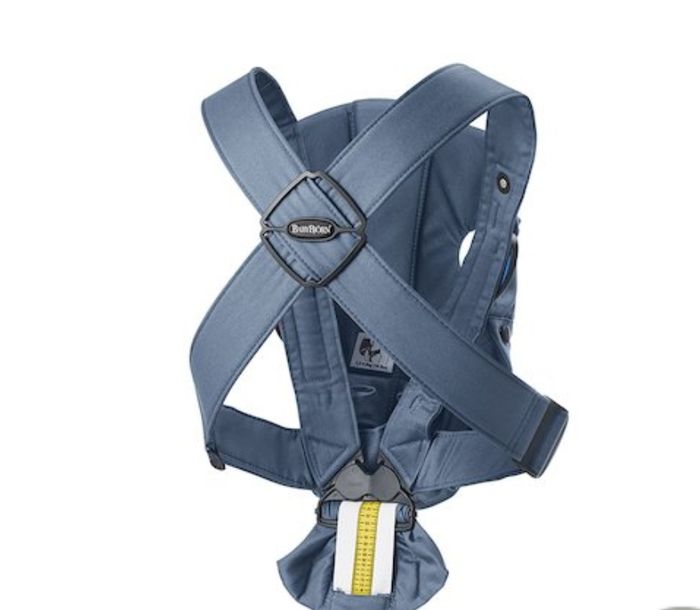 Porte bébé Baby carrier mini 0 à 1 an de couleur bleu - photo numéro 4