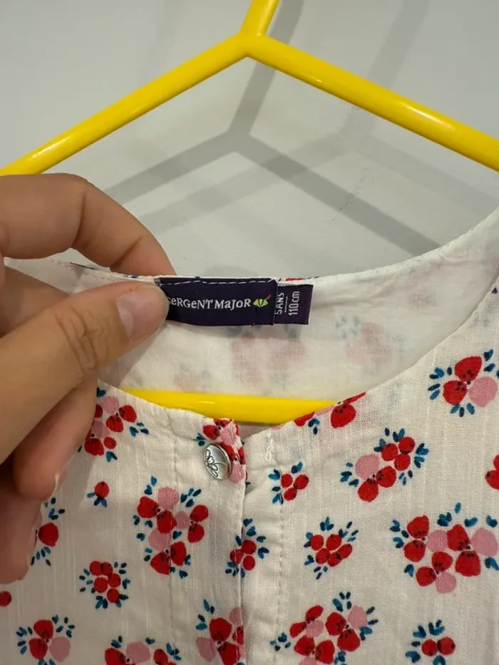 Robe fleurie sergent major 5 ans - photo numéro 2