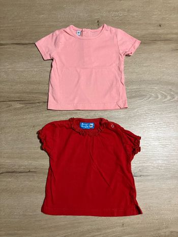 Lot t-shirts MC 6 mois