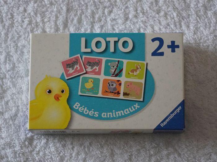 Jeu "Loto Bébés animaux" Ravensburger pour enfants (2 ans+)