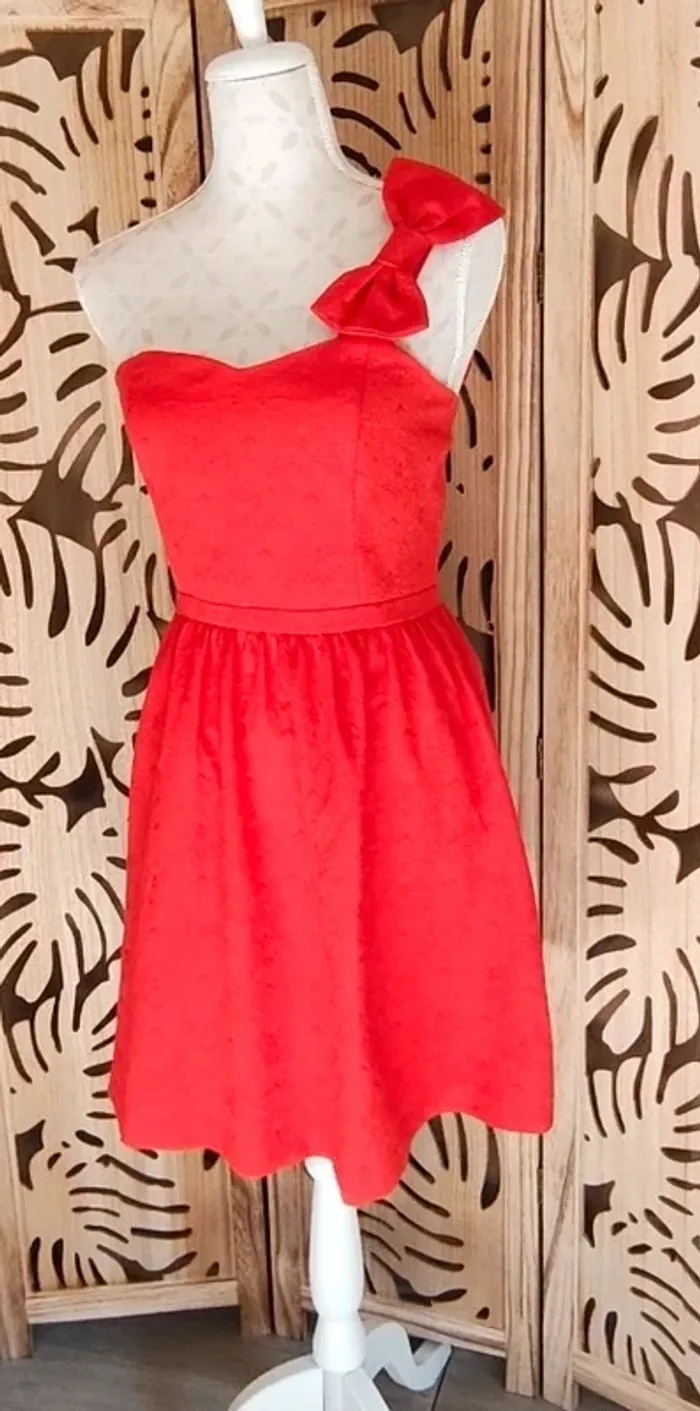 Robe bustier, noeud T36 Naf Naf - photo numéro 2