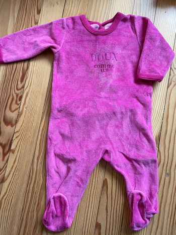Pyjama rose PB 6M