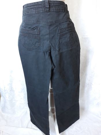 Faby27800 Pantalon femme "Promod", toile, noir,  T 40