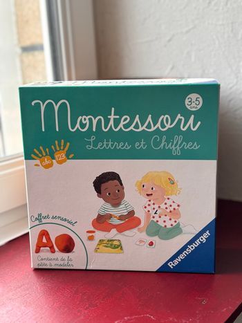 Coffret apprentissage lettres et chiffres montessori 