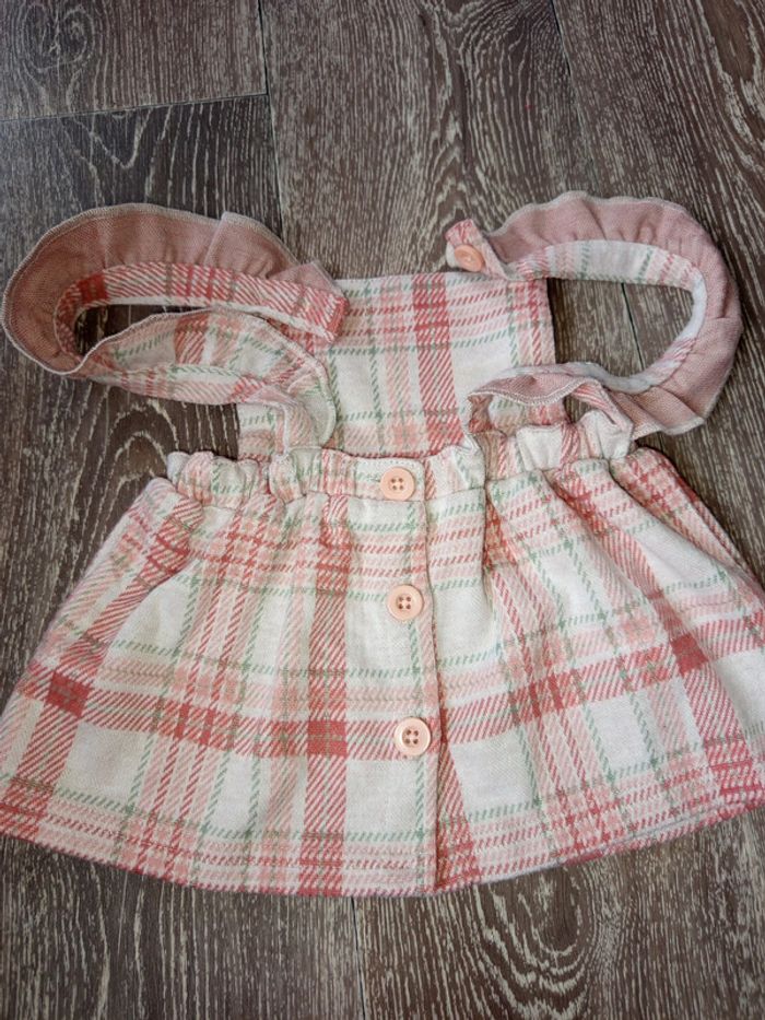 Robe rose a carreaux Primark 3 mois - photo numéro 2