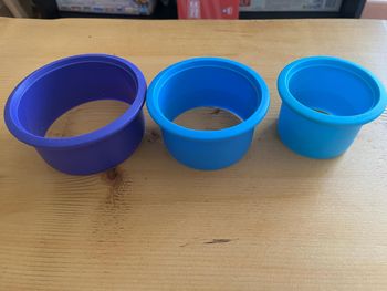 3 Emportes Pieces tupperware