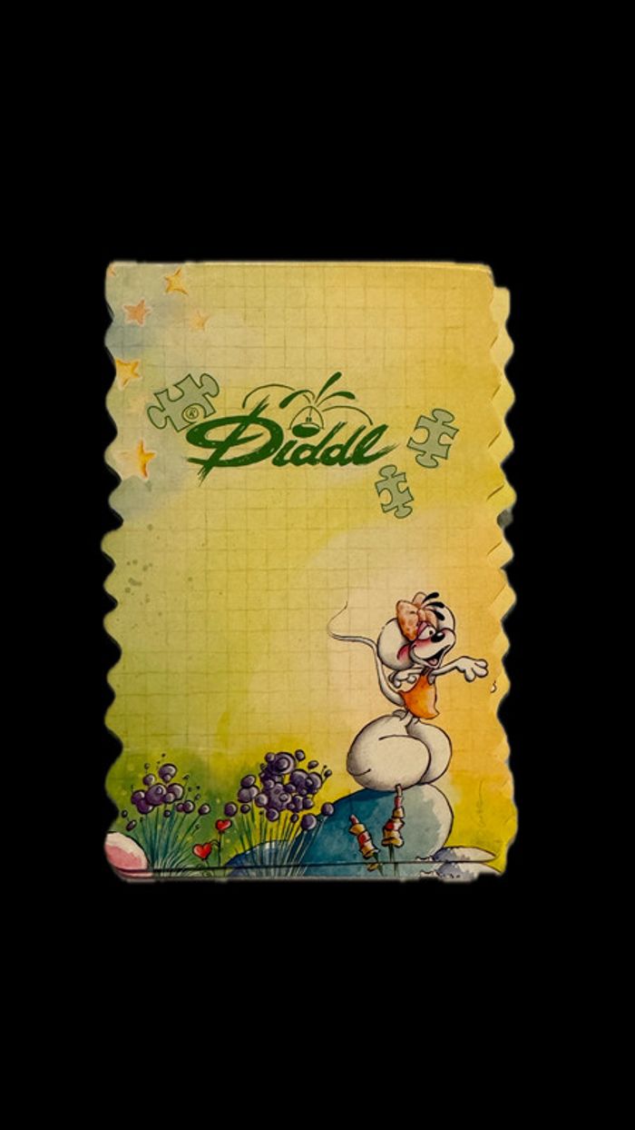 Bloc note Diddl puzzles jaune