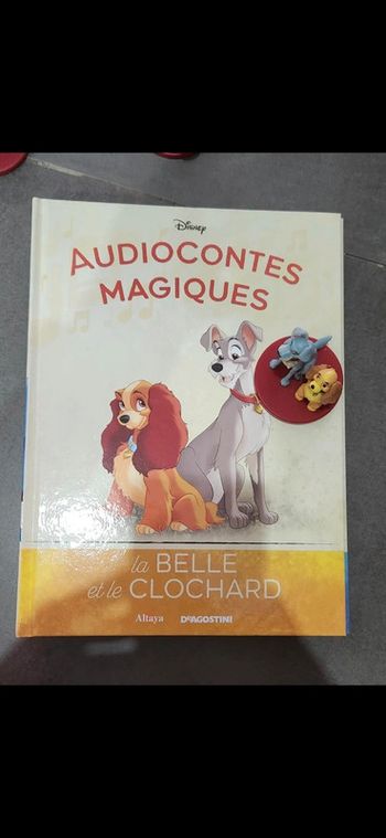 Numéro17 Livre et figurine édition audiocontes Magiques Altaya édition disney audio compte conte