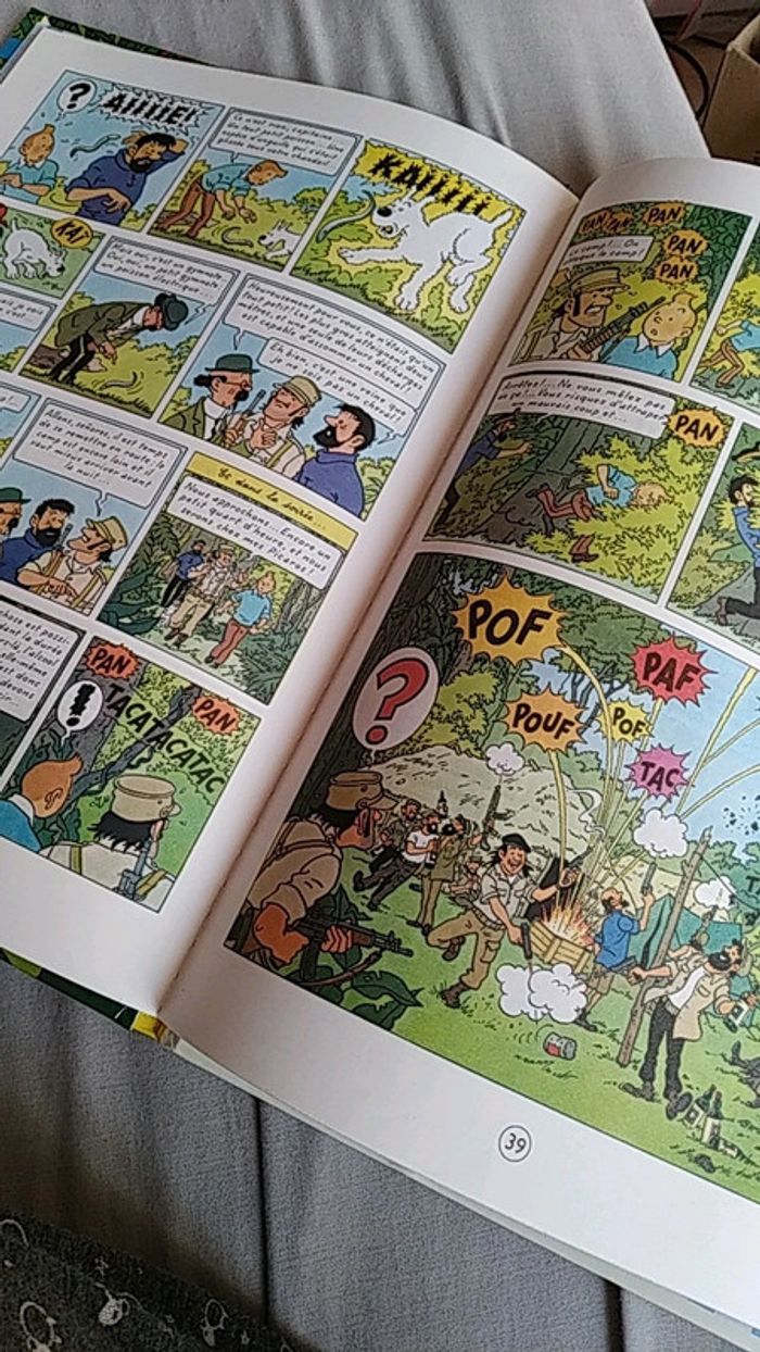 Livre bd tintin et les picaros 🖤 - photo numéro 5