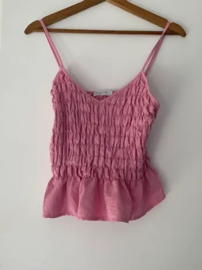 Ensemble top rose et jaune - photo numéro 2