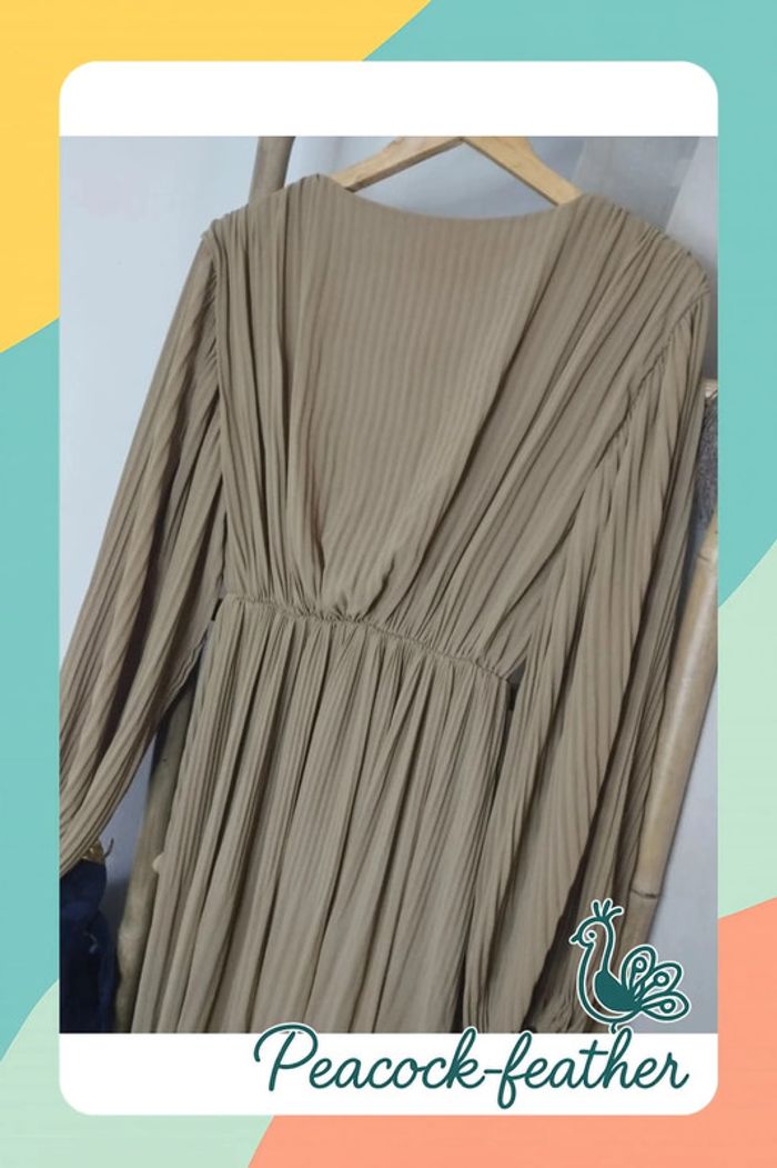 Robe longue beige TU - photo numéro 4