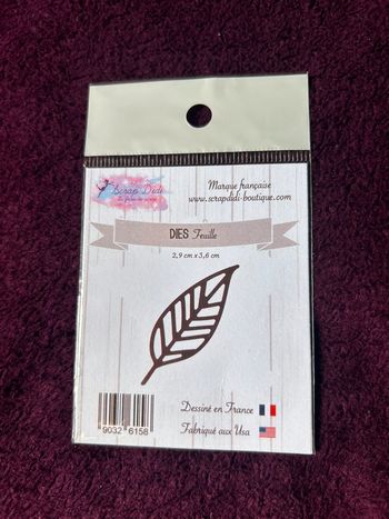 Dies feuille - neuf - Scrap Didi