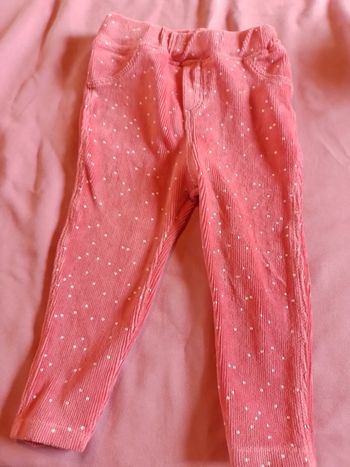 Pantalon immitation velour 80cm