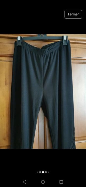 pantalon femme élastique