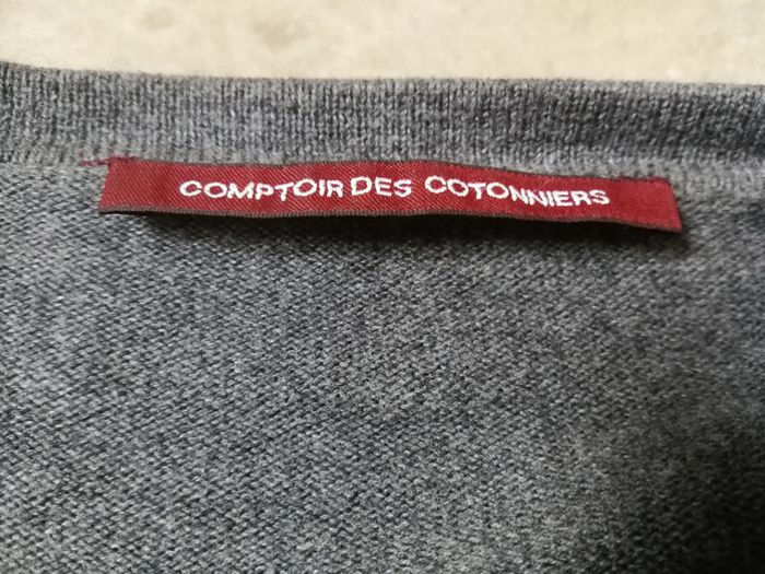 Gilet Homme comptoir des cotonniers gris 2 poches T XL - photo numéro 4