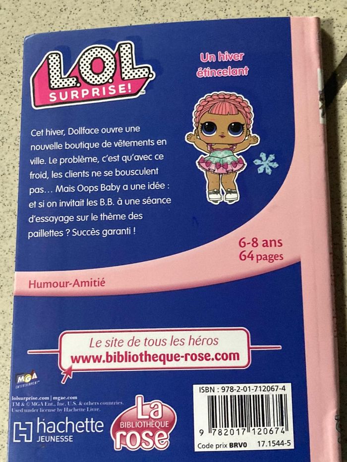 Livre collection LOL