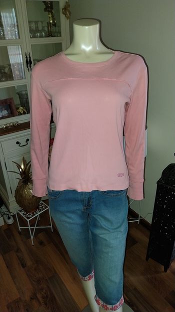 Tshirt ml/ sweat léger rose TBS Taille S Très bon etat