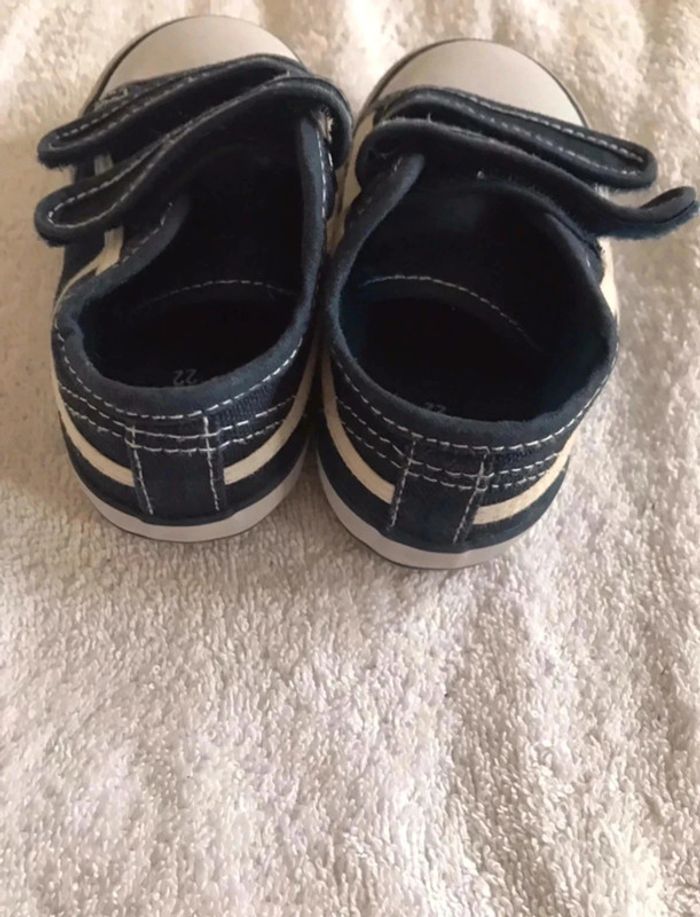 Basket toile à scratch 🌟 Taille 22 🌟 LH by la Halle - photo numéro 3