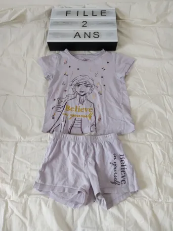 Pyjama deux pièces fille 2 ans
