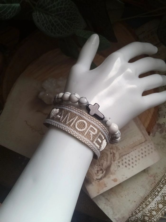 Lot de 2 bracelets bohèmes - photo numéro 3