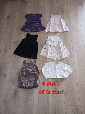 Lot de robes d'été 6 mois