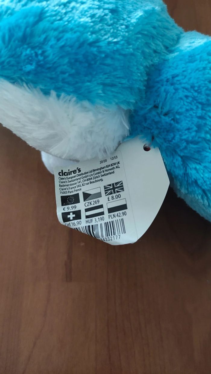 Peluche chien husky Ty neuve - photo numéro 6
