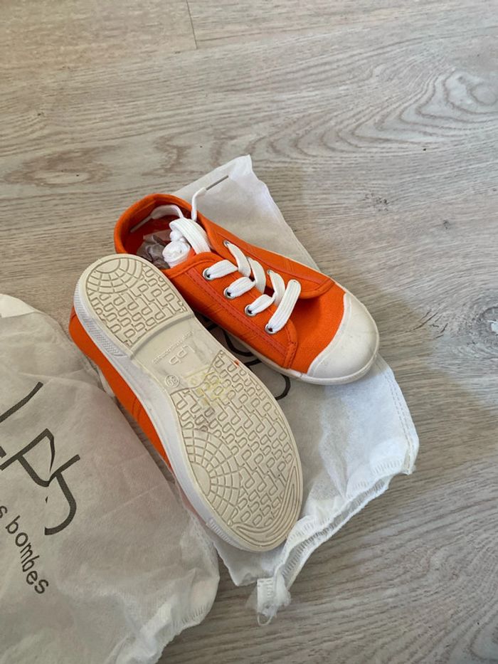 Baskets tennis lpb les p’tites bombes pointure orange 30 Neuves - photo numéro 4