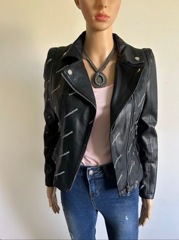 Perfecto noir en simili cuir Drôle de Copine taille S jamais porté