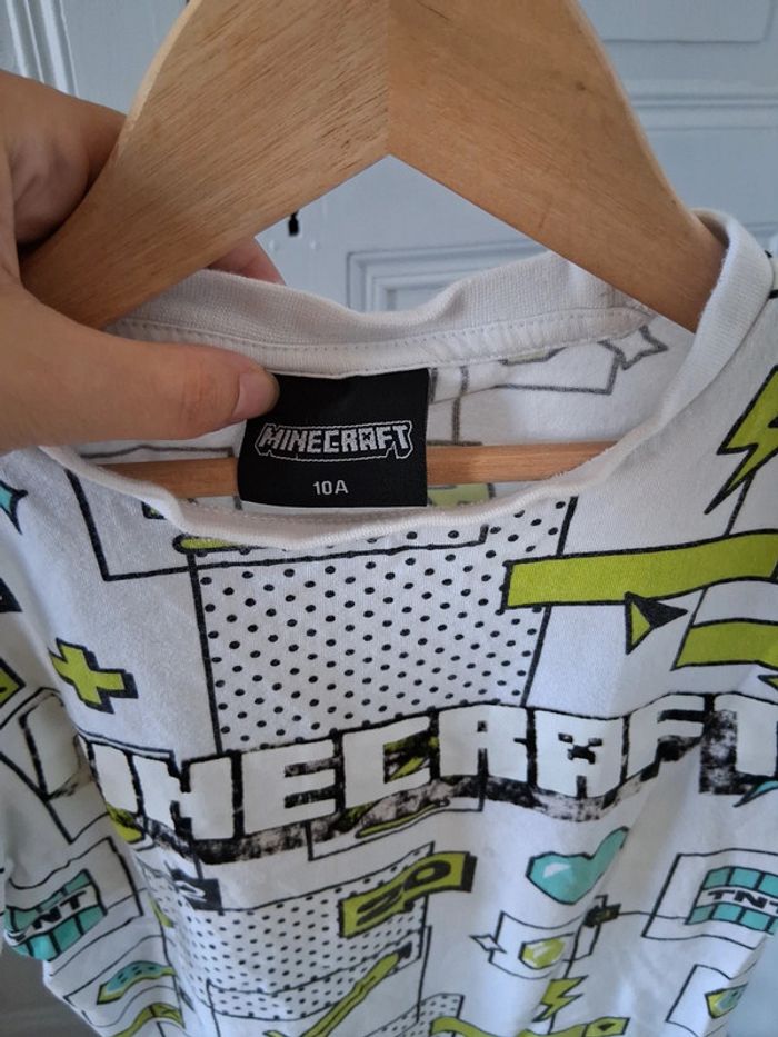 Tee-shirt Minecraft - 10 ans - photo numéro 2