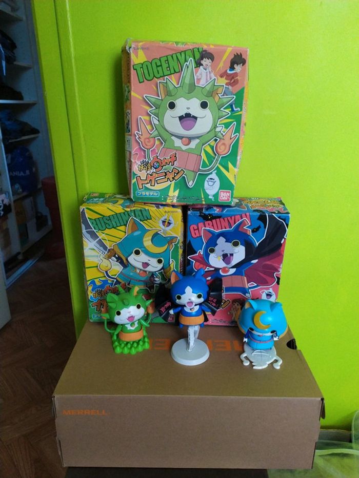 Lot de 3 figurines Yo-kai Watch