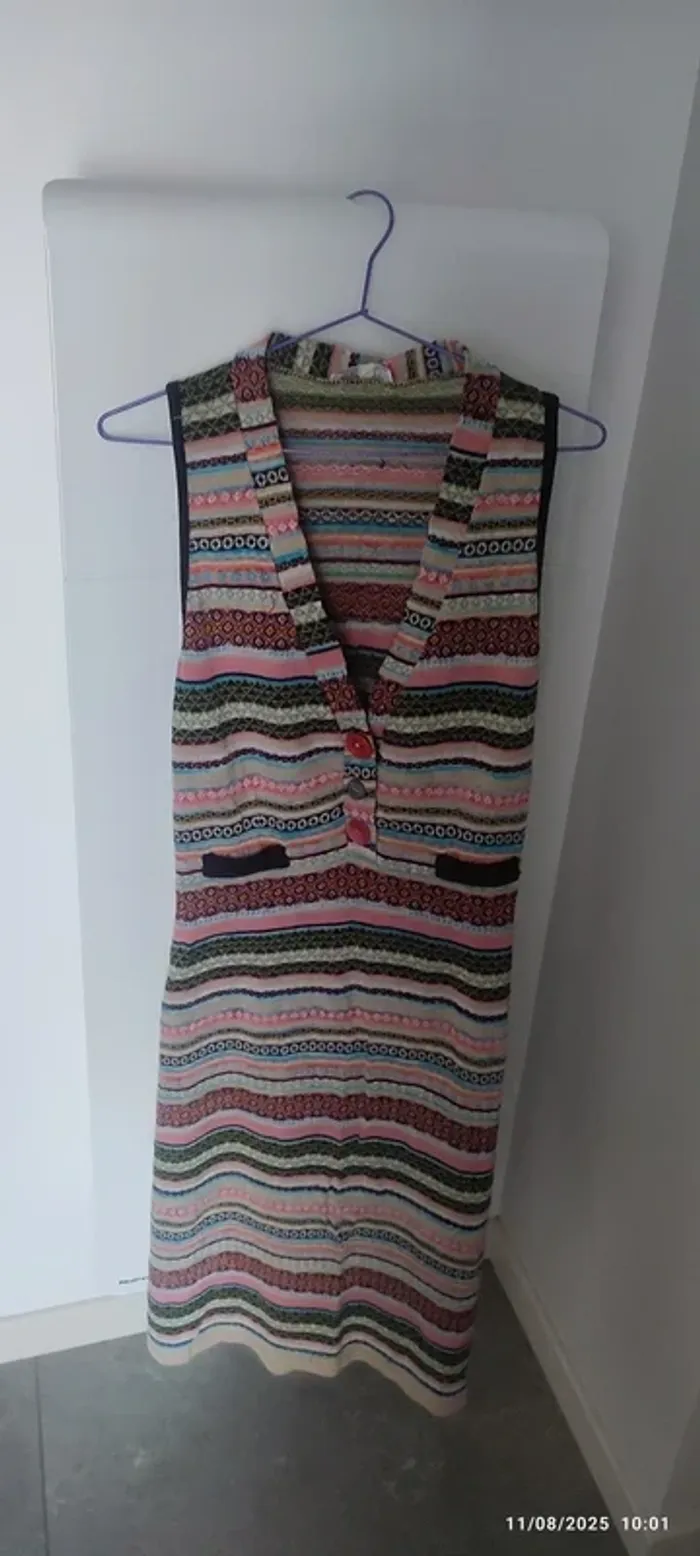 👗 Robe sans manches Kookaï multicolore – Taille 3 - photo numéro 3