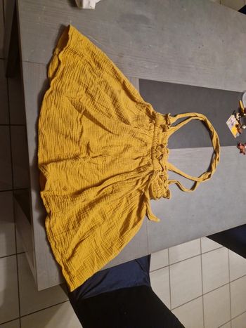 Ensemble salopette jupe et tee shirt