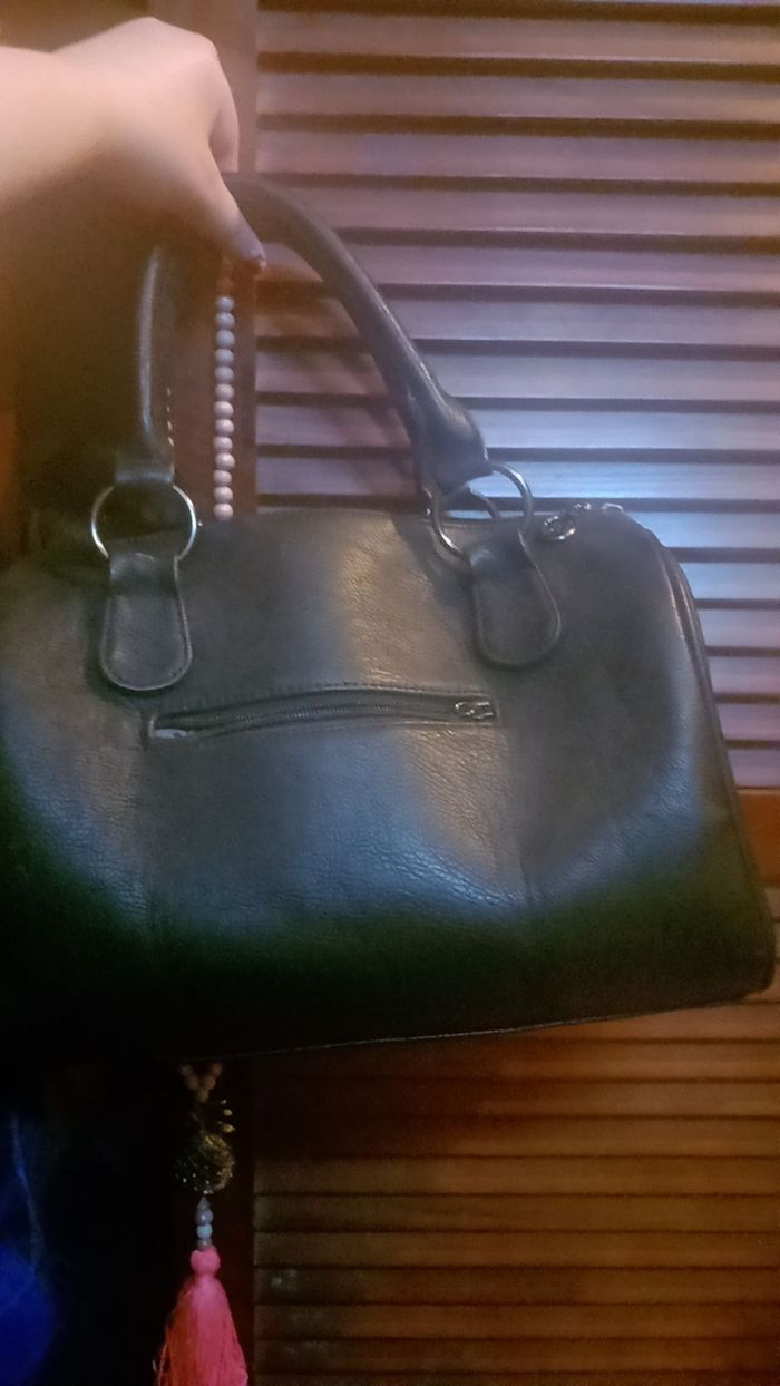 Lot de bottes talon compensé gothique punk pointure 41 +sac à main cuire tête de mort - photo numéro 5