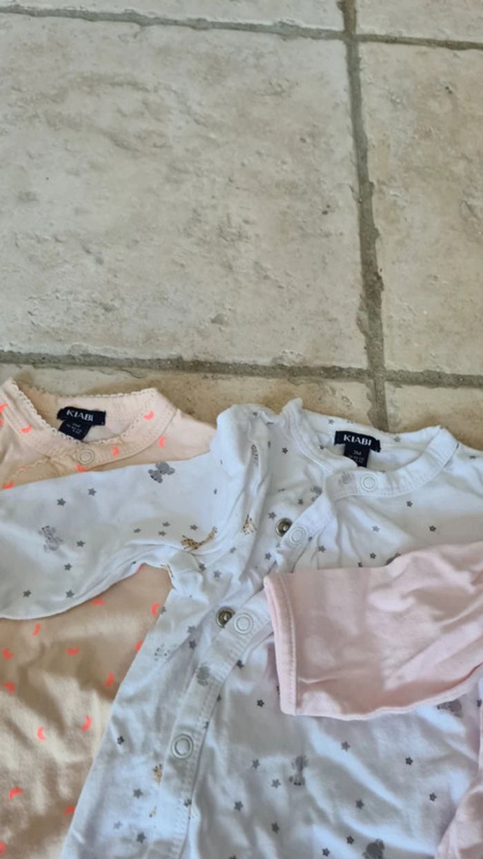 Lot 3 pyjamas fin manche longue - photo numéro 2