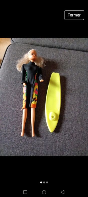Poupée mannequin Simba avec  planche