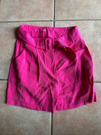 Short rose fuchsia ceinture Asimu Taille 38