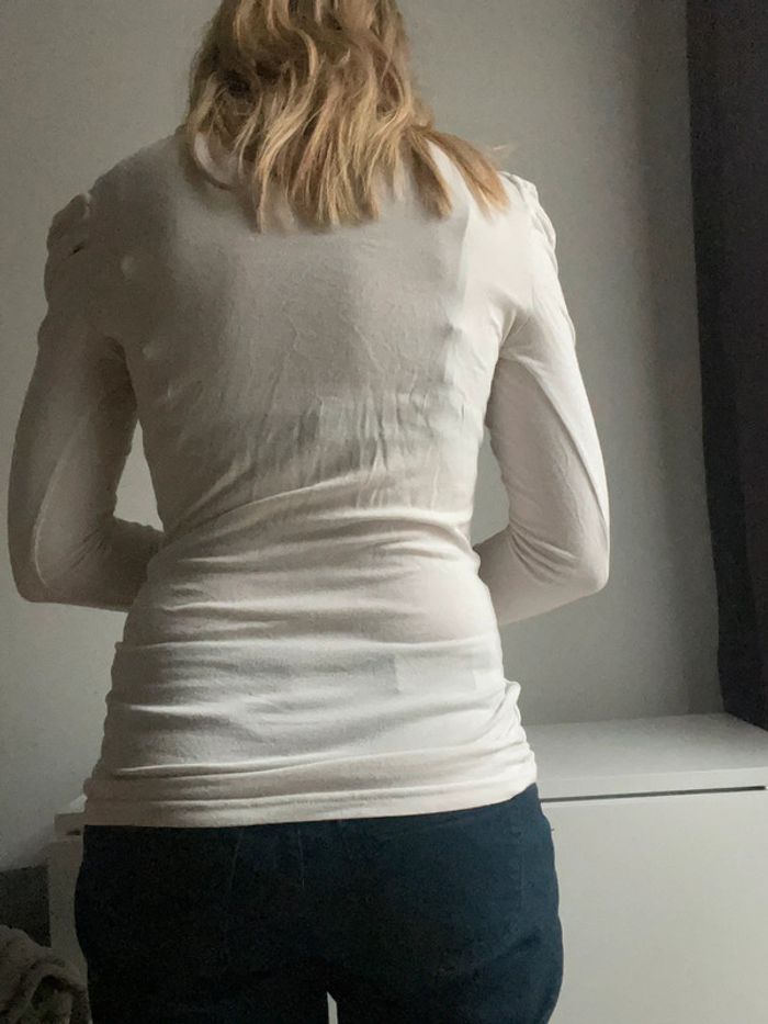 T-shirt beige manches longues Taille 34/XS Jennyfer - photo numéro 2