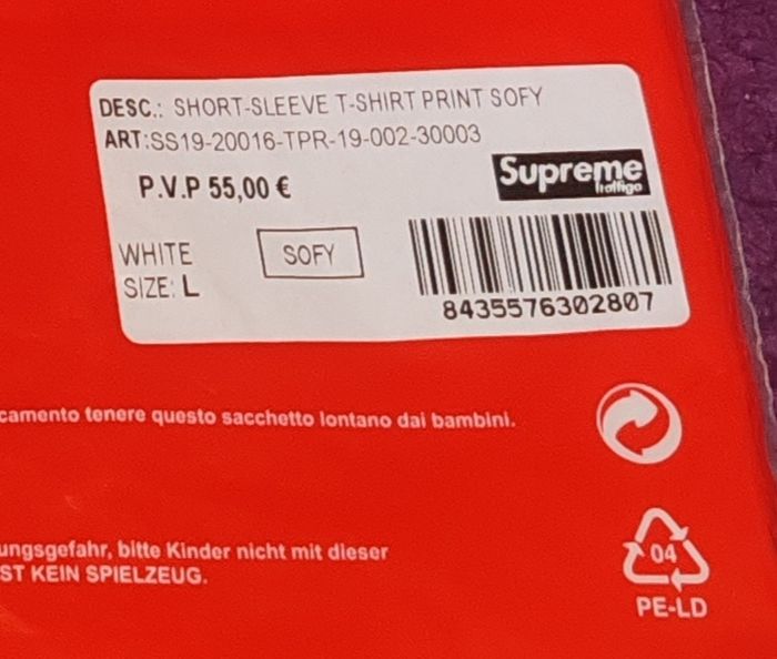 T-shirt supreme blanc pour femme - photo numéro 3