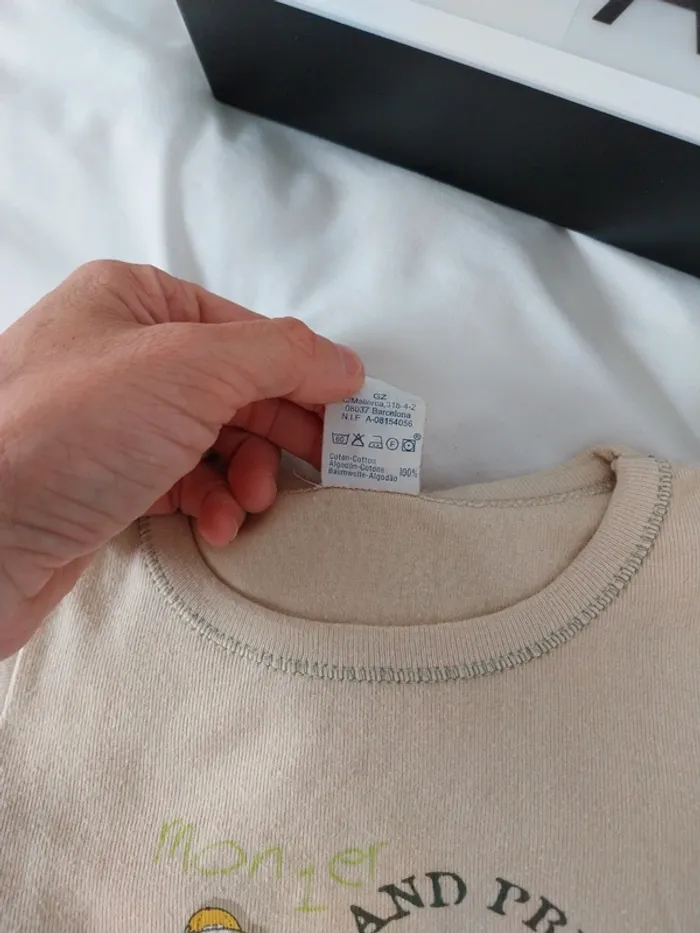 Tee-shirt manche courte garçon 2 ans Absorba - photo numéro 4