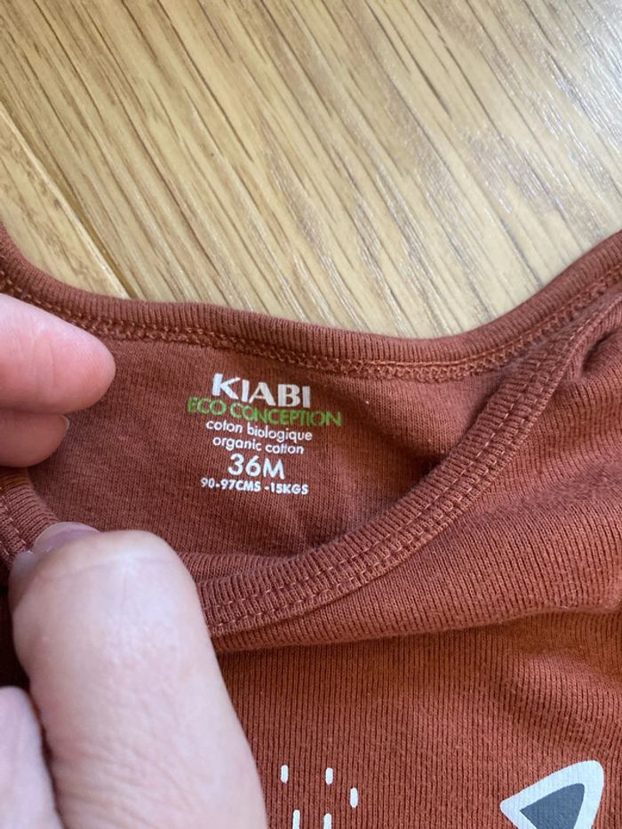 36 mois Lot de 2 bodys manches longues Kiabi - photo numéro 3