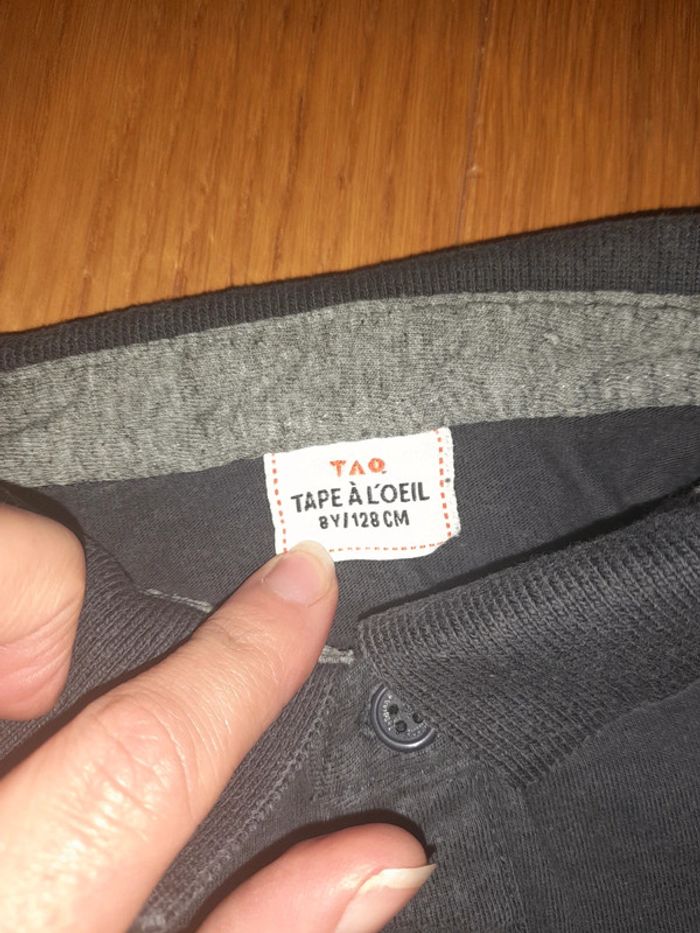 Polo manches longues Tape à l'œil 8 ans - photo numéro 2