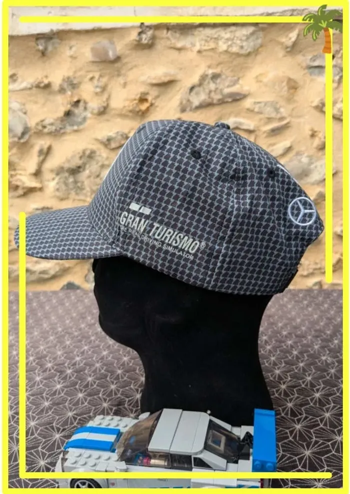 Casquette noire style sport auto - photo numéro 5