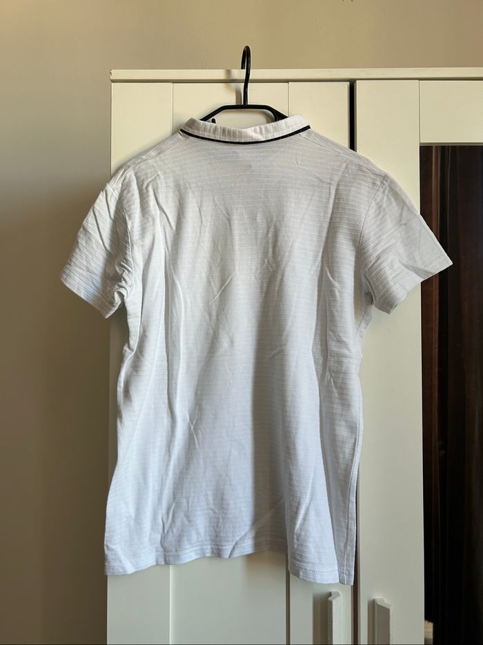 Polo blanc à détails Homme Club Ju Tailles M-L - photo numéro 7