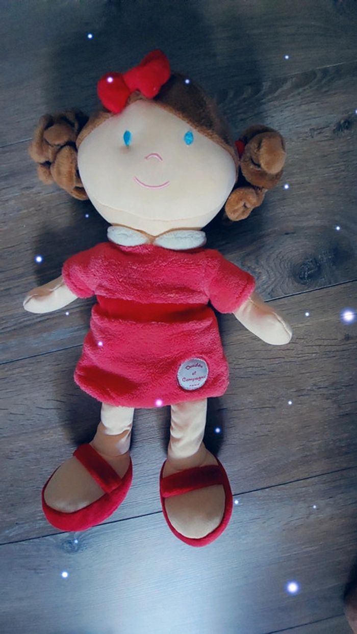 Poupée Melle Framboise grand modèle DC2307 Doudou & Compagnie - photo numéro 5