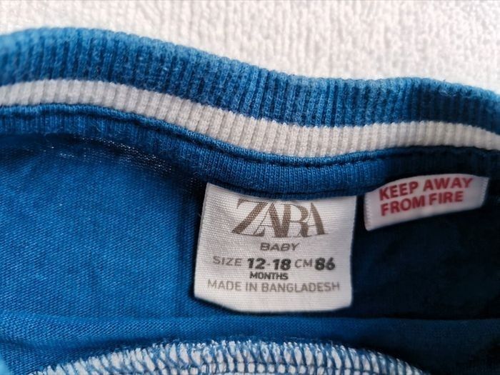 T shirt Zara 18 mois - photo numéro 2
