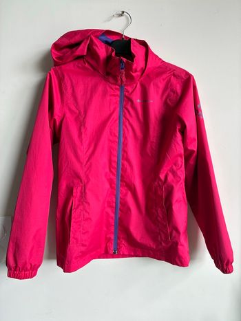 Veste imperméable fille capuche 