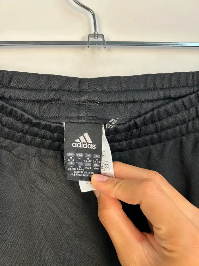 Jogging Adidas Femme Noir/Blanc Taille M | Très Bon État | JG19 - photo numéro 4