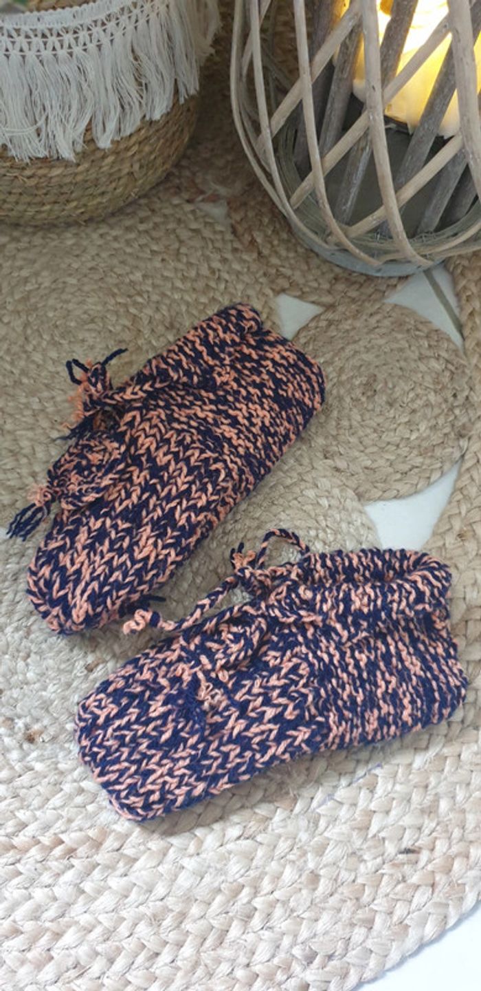 Chaussons fait main 37/38 - photo numéro 7