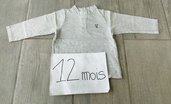 Lot n°278 T-shirt-sous pulls manches longues Obaïbi 12 mois