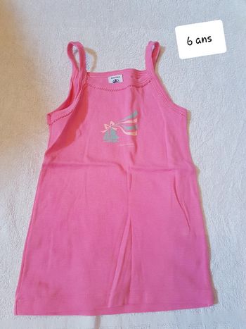 Débardeur petit bateau 6 ans